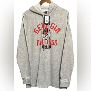 NWT Champion Georgia Bulldogs Hooded Shirt SZ XL